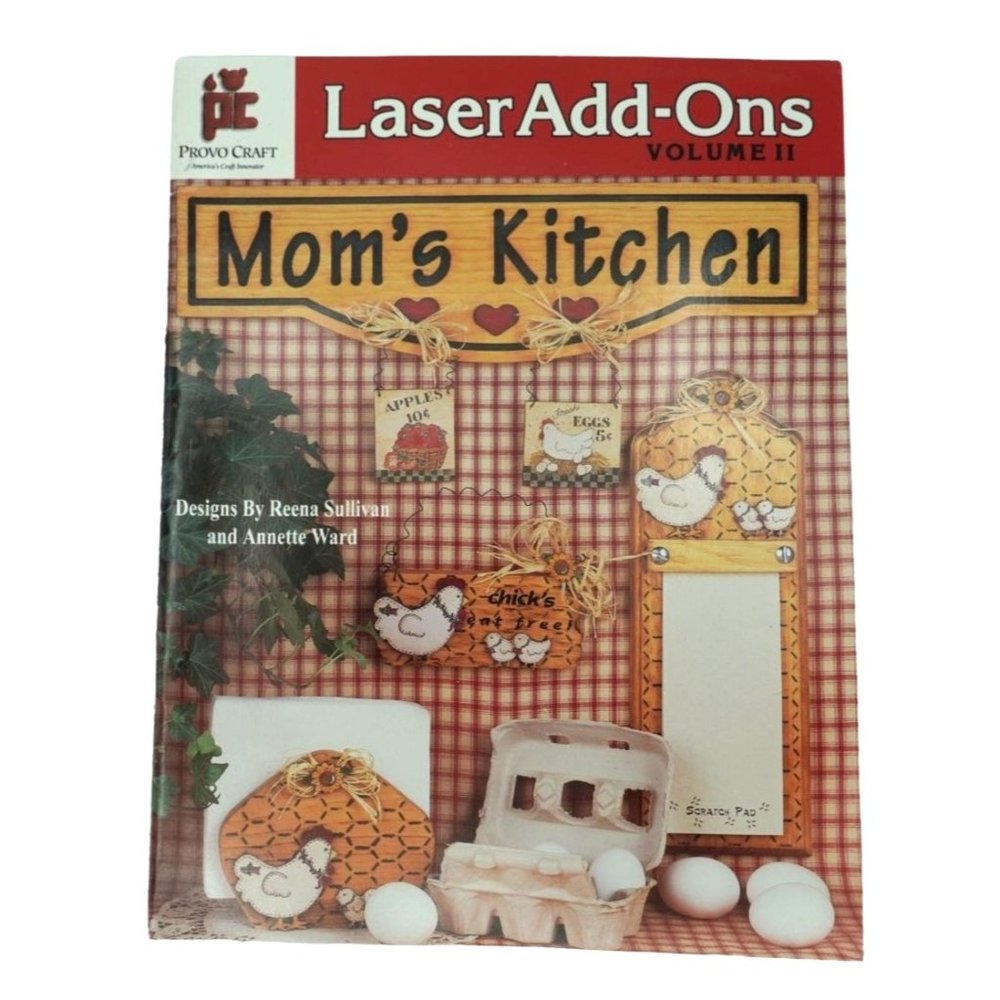 Chicken Decor Country Kitchen Mom's Kitchen Provo Craft Laser Add-Ons Volume II‎